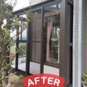 雨の日でも安心して洗濯物が干せるスペースが欲しいということで